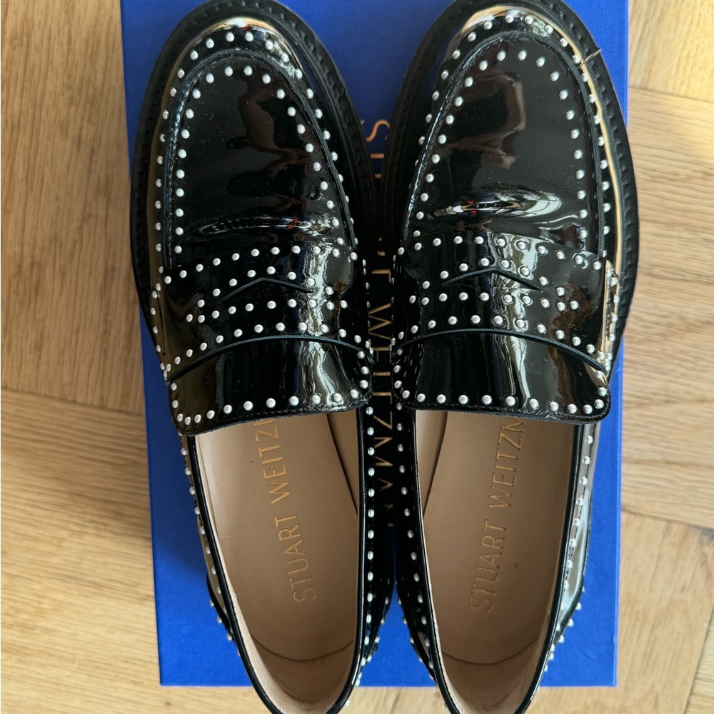 Stuart Weitzman Pearl Loafers. Worn three times. Great condition.